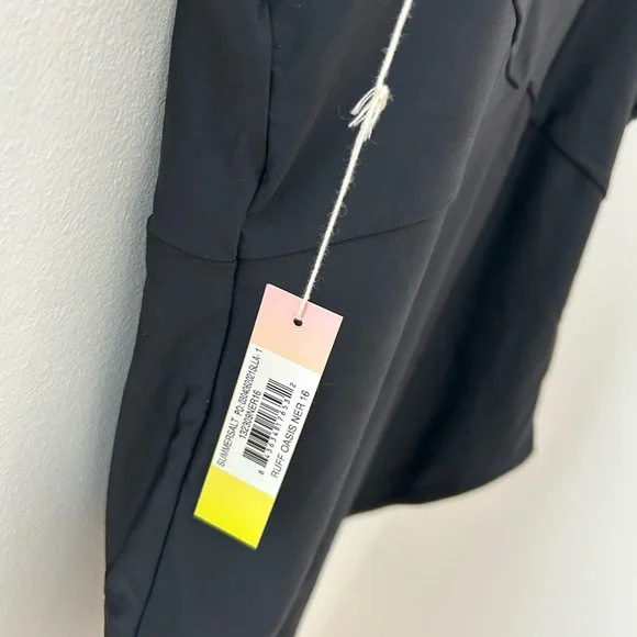 Summersalt Black One-Piece Swimsuit with Flutter Straps, Size 16 - Picture 4 of 5